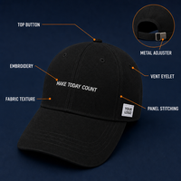Casquette de baseball incurvée tendance à 6/5 panneaux avec logo personnalisé, en tissu polyester/coton doux sublimé