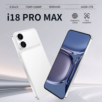 Smartphone Android 15 5G Octa Core 12 Go + 512 Go 6,9 pouces 108 MP 18 Pro Max