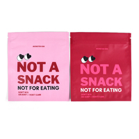 Pochette plate personnalisée à 3 côtés avec fermeture éclair, petit sachet refermable à trois côtés pour l'emballage de produits et de marchandises, sacs en Mylar