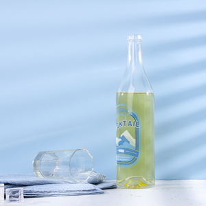 Rond Whisky <span class=keywords><strong>Cidre</strong></span> Liqueur Boisson Vin Bouteilles En Verre Clair Brandy 750ml Vin Vodka <span class=keywords><strong>Gin</strong></span> Bouteille avec Bouchon En Liège - Product Image 5