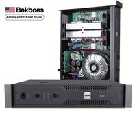 Amplificateur de puissance professionnel Bekboes X6 Factory Direct Pa Audio 2U 2 canaux 600W X2 Classe AB