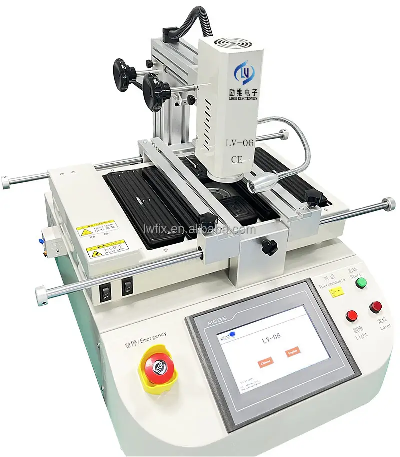 Estación de reparación BGA de alta precisión para sistema de soldadura de reparación de módulo LED de placa base de teléfono móvil portátil