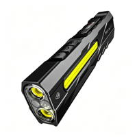 Lampe torche LED rechargeable WARSUN T9, très populaire, lampe de travail portable avec UV et laser rouge