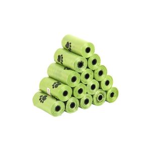 Bolsas Biodegradables y Compostables para Desechos de Mascotas, Bolsas de Almidón de Maíz para Excrementos de Perro, con Etiqueta Personalizada - Product Image 4