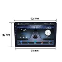 Lecteur multimédia MP5 portable pour voiture avec écran IPS HD de 9 pouces, amplificateur, CarPlay sans fil pour la navigation GPS, autoradio, audio et vidéo