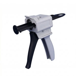 Pistola Extrusora Manual de Aluminio de Doble Componente RTV JAPI Confiable, 50ml 10:1, con Empuñadura en D |   Personalización OEM/ODM para Sensores - Product Image 1