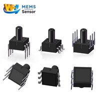 Capteur de pression SMD miniature à sortie analogique mV pour nouvelles sources d'énergie, onduleur, système de stockage d'énergie 0.5 ~ 4.5V 100kPa WF100E