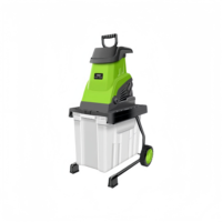 Vente directe d'usine, broyeur de branches et de bois électrique miniature portable de haute qualité pour la maison, avec sac de collecte de 50l