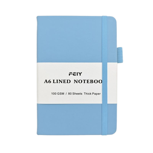 Chất lượng cao tùy chỉnh da A6 bìa cứng máy tính xách tay với may ràng buộc biểu tượng tùy chỉnh chủ bút Tạp Chí - Product Image 1
