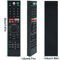 Control Remoto Universal HUAYU RMF-TX310U de Repuesto para Televisores LED LCD 3D HD con Voz Inteligente, Compatible con Sony