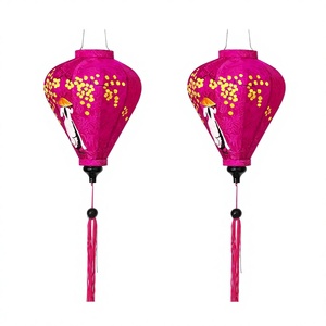 Premium Vietnam Silk Lanterns Handmade by Skilled Artisans for Elegant Decorative Lighting Solutions - Product Image 1