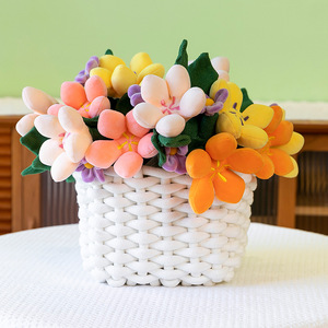 <b>Creative</b> Holding Flowers Plush Toys Super Soft Plush Plant PP Cotton Simulation Graduation Bouquet Wedding Throw <b>Gift</b> Wholesale - Product Image 3