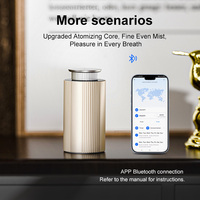 Mini diffuseur de parfum sans eau pour voiture 10ml en alliage d'aluminium rechargeable par USB avec minuterie OEM ODM pour maison, bureau, hôtel