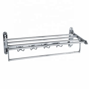 Porte-serviettes mural en acier inoxydable antirouille moderne, étagères <span class=keywords><strong>de</strong></span> salle <span class=keywords><strong>de</strong></span> bain en or, étagère <span class=keywords><strong>de</strong></span> rangement pour serviettes <span class=keywords><strong>de</strong></span> <span class=keywords><strong>douche</strong></span>, porte-serviettes - Product Image 1
