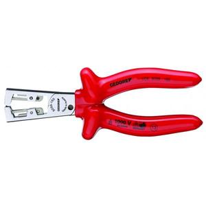 GEDORE - 6709600 VDE Stripping pliers Strip-Fix with VDE dipped <b>insulation</b> 1000V INSULATED PLIERS AND <b>CUTTERS</b> - Product Image 1