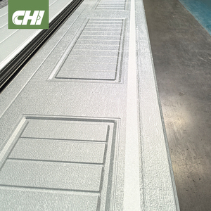 Panneaux de porte de <span class=keywords><strong>garage</strong></span> isolés modernes CHI Flush avec isolation acoustique en mousse PU pour les installateurs et les ateliers de réparation - Product Image 1