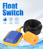 Interrupteur à flotteur micro IP68 3m 12V/24VDC 120V/220V AC, prix usine Chine, contrôle automatique du niveau pour réservoirs de liquides