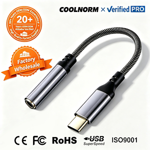 Cable <span class=keywords><strong>hembra</strong></span> tipo C <span class=keywords><strong>a</strong></span> 3,5mm, <span class=keywords><strong>adaptador</strong></span> de auriculares de Audio auxiliar con convertidor de Chip de Taiwán, Cable de fuente de alimentación ampliamente utilizado, nuevo - Product Image 1