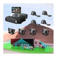 AHD 4 canales 1080p grabadora de video vehículo Cámara Monitor MDVR sistema 8ch autobús escolar GPS DVR rastreador móvil WiFi camión 4G MDVR