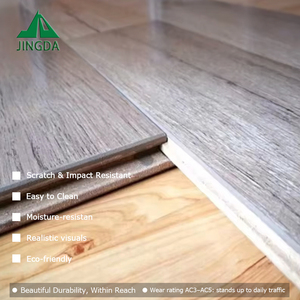 Plancher stratifié mat HDF AC5 écologique 7mm/8mm/10mm/12mm, résistant à l'eau, en chêne, pour cuisine, <span class=keywords><strong>salle</strong></span> <span class=keywords><strong>de</strong></span> <span class=keywords><strong>bain</strong></span> et salon - Product Image 3