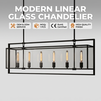 Lampe suspendue nordique en laiton de style américain YH, design luxueux, pour îlot de cuisine, salle à manger, plafond haut, lustre LED