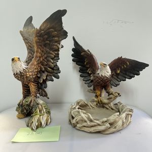 Vente en gros d'ornements de mascotte d'aigle volant en résine pour la décoration intérieure personnalisée statue d'aigle artificiel tête de faucon en résine jouets <span class=keywords><strong>figurine</strong></span> - Product Image 6