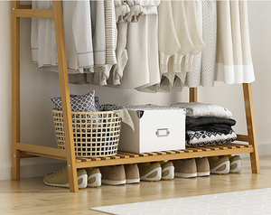 Perchero <span class=keywords><strong>de</strong></span> Bambú <span class=keywords><strong>al</strong></span> <span class=keywords><strong>por</strong></span> <span class=keywords><strong>Mayor</strong></span>, Diseño Simple, Perchero <span class=keywords><strong>de</strong></span> Pie <span class=keywords><strong>de</strong></span> Bambú, Duradero, para Dormitorio, <span class=keywords><strong>al</strong></span> <span class=keywords><strong>por</strong></span> <span class=keywords><strong>Mayor</strong></span>, con Estantes <span class=keywords><strong>de</strong></span> Múltiples Niveles - Product Image 4