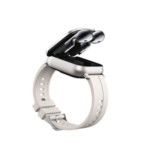 Montre connectée TWS 2-en-1 avec écouteurs doubles et bracelet en silicone, étanche, appels <span class=keywords><strong>vidéo</strong></span> et synchronisation des informations, écran TFT - Product Image 2