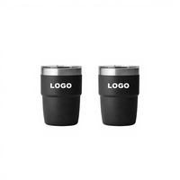 Mug à café isotherme en acier inoxydable empilable de 6 oz et 8 oz, sans BPA, avec logo personnalisé, étiquette privée, isolation sous vide, couvercle magnétique, maintien au chaud de 12 à 24 heures