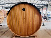 Bangku Sauna Uap Listrik Triunity Compact Solid Wood 6KW Ramah Lingkungan Modern Zen untuk Villa-2-Orang Dapat Disesuaikan