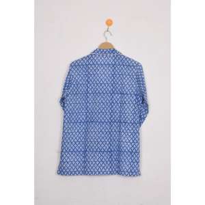 Conjunto de Pijama de Mujer de 2 Piezas, 100% Algodón, Transpirable, Satinado, Informal, con Estampado de Letras, Cintura Elástica, Botones, Suave - Product Image 4