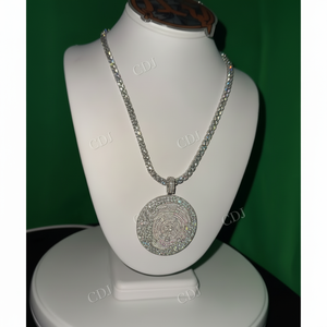 Cadenas de tenis giratorias de plata de ley chapadas en oro, con moissanita, estilo hip hop, unisex, para aniversario, joyería de moda - Product Image 1