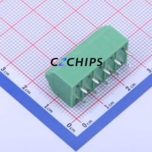KF250NH-5.08-5P Spring Terminal Block Through hole Component (THT),P=5.08mm Connector 1x5P 5.08mm Green 5P - Product Image 2