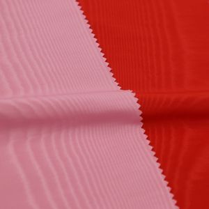 รายการใหม่ 75D * 7S 3D ลายนูนลายไม้ที่เป็นมิตรทอผ้าโพลีเอสเตอร์รีไซเคิล - Product Image 3