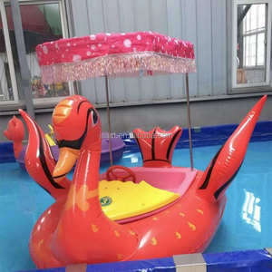 Gonfiabile divertimento a batteria elettrico in plastica luminosa paraurti barca per piscina Made in cina per i bambini - Product Image 1