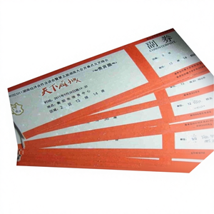 Billets d'événements et de concerts personnalisés en papier journal avec filigrane de sécurité, pelliculage et <span class=keywords><strong>impression</strong></span> typographique - Product Image 4