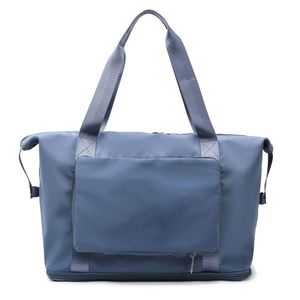 Sac de sport unisexe imperméable avec logo personnalisé, sac de voyage durable en Oxford, grande capacité, séparation sec/humide, sac de voyage - Product Image 1