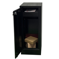 Boîte à colis autoportante en acier galvanisé WELDON OEM, grande, antivol, avec serrure à clé, pour extérieur, boîte à colis, boîte aux lettres, boîte de livraison
