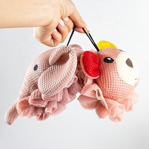 GLOWAY Nouvelle Arrivée Produit <span class=keywords><strong>de</strong></span> <span class=keywords><strong>Bain</strong></span> Attrayant 50G Jouet Ours et <span class=keywords><strong>Éléphant</strong></span> Pouf <span class=keywords><strong>de</strong></span> Douche en Maille Personnalisé Éponge <span class=keywords><strong>de</strong></span> <span class=keywords><strong>Bain</strong></span> Mignon pour Enfants pour le Plaisir - Product Image 6