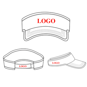 Logo d'événement promotionnel <span class=keywords><strong>personnalisé</strong></span> écran solaire à séchage rapide respirant creux vide chapeau haut de forme cyclisme tennis golf réglable <span class=keywords><strong>pare</strong></span>-<span class=keywords><strong>soleil</strong></span> chapeau - Product Image 4