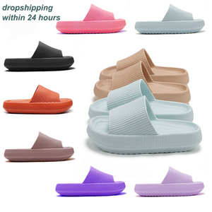 Sandal dropshipping dép phụ nữ tùy chỉnh đệm unisex dày duy nhất trượt Dép dropshipping Nhà cung cấp Giao hàng nhanh chóng vận chuyển - Product Image 1