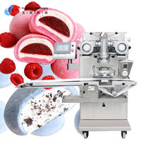 Machine à Mochi pour Crème Glacée, Dispositif de Formage et d'Encrustation Continu de Précision, Équipement de Boulangerie Industrielle pour la Production de Mochi