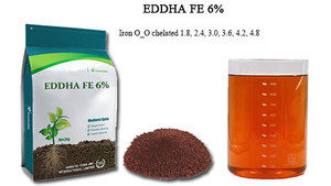 EDDHA Fe 6% Orto-Orto 2% 100% Soluble en Agua, Sin Residuos, Corrige la Deficiencia de Hierro, Hojas Amarillas, para Pulverización Foliar e Irrigación <span class=keywords><strong>por</strong></span> <span class=keywords><strong>Goteo</strong></span> - Product Image 3