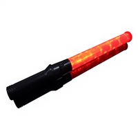 En stock – Bâton de signalisation de 54 cm, lampe torche d'urgence, bâton de sécurité incendie, bâton de commande portatif