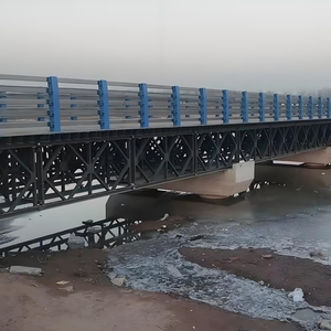 Cầu Bailey Đường Sắt-Giàn thép nặng, tải trọng trục 120T, tương thích với hệ thống đường sắt - Product Image 5