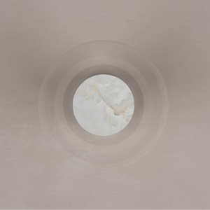 Lampe de table en marbre 40x45cm, source de lumière LED, base d'ampoule E27, commande par interrupteur, pour salon, chambre à coucher, style design - Product Image 2