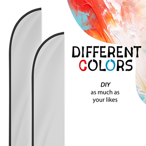 High Quality Custom Feather <strong>Flags</strong> in Various Color Sizes Beach <strong>Flags</strong> for Advertising Promotions and Exhibitions - Product Image 3