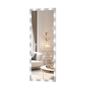 Montaje de pared de dormitorio Led grande de pie montado en la pared salón inteligente iluminado espejos de vidrio maquillaje <span class=keywords><strong>espejo</strong></span> de <span class=keywords><strong>cuerpo</strong></span> <span class=keywords><strong>completo</strong></span> - Product Image 1