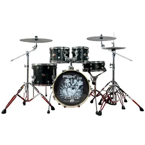 Drum Set PDH 16 inch for child, 5 Piece Full Size Drum Kit Junior Beginner with Pedal Cymbals Stands Stool