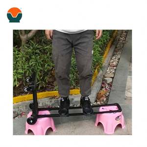 Livraison rapide, chariots à bagages télescopiques avec poignées, capacité de 100 kg - Product Image 4